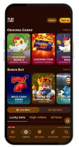 PlayJonny kaszinó apk